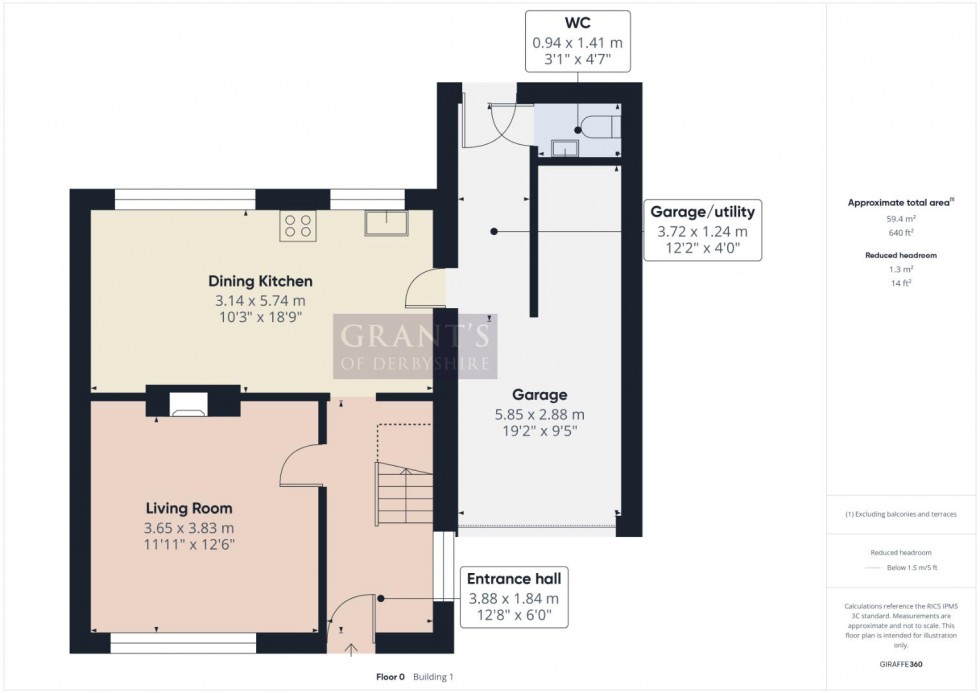 Floorplan for Bournebrook Avenue, Wirksworth, Matlock