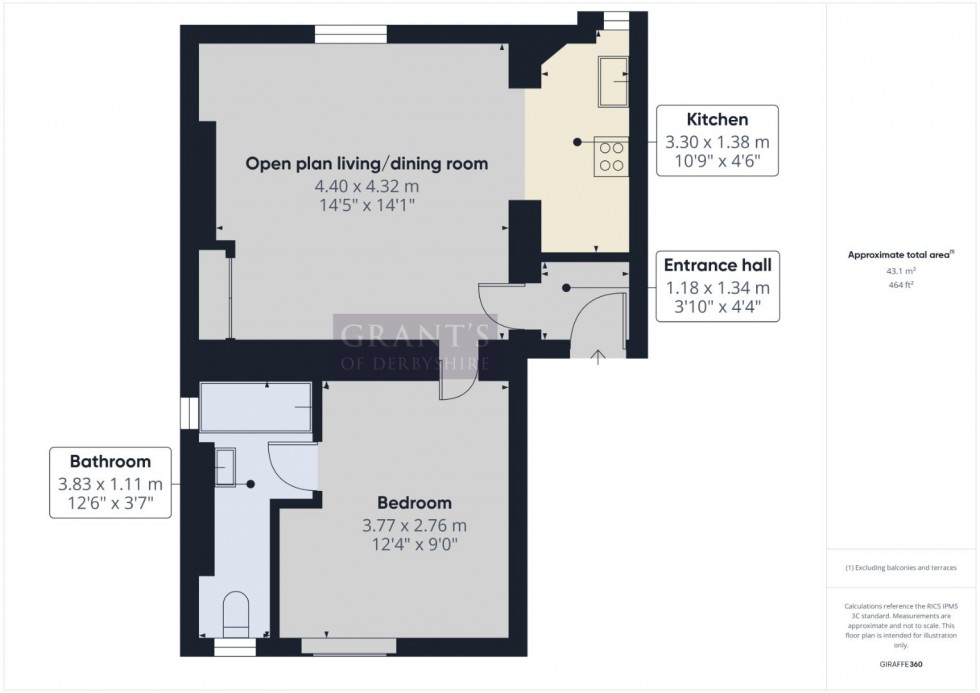 Floorplan for Market Place, Wirksworth, Matlock