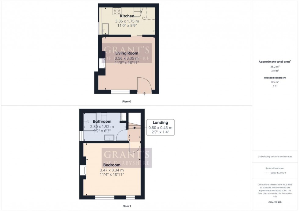 Floorplan for The Dale, Wirksworth, Matlock