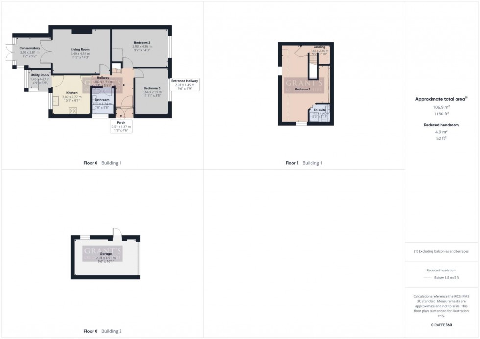 Floorplan for Wolds Rise, Matlock