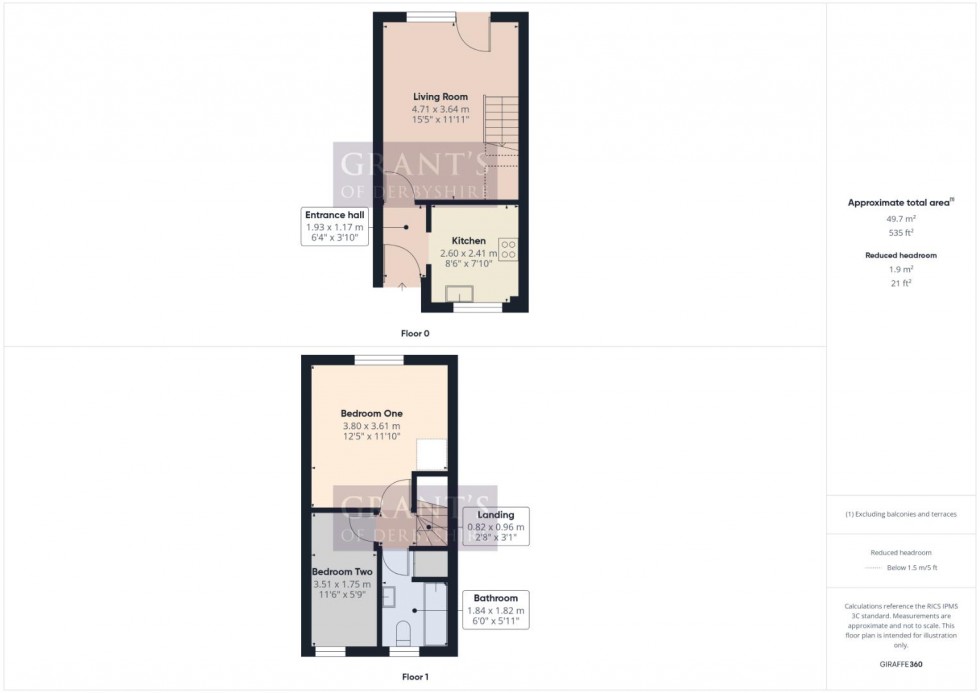 Floorplan for Victoria Hall Gardens, Matlock