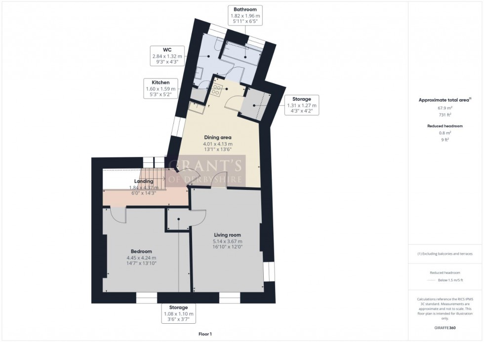 Floorplan for Market Place, Wirksworth, Matlock
