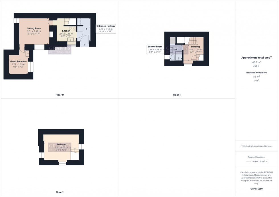 Floorplan for The Dale, Wirksworth, Matlock