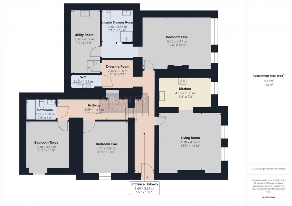 Floorplan for Smedley Street East, Matlock