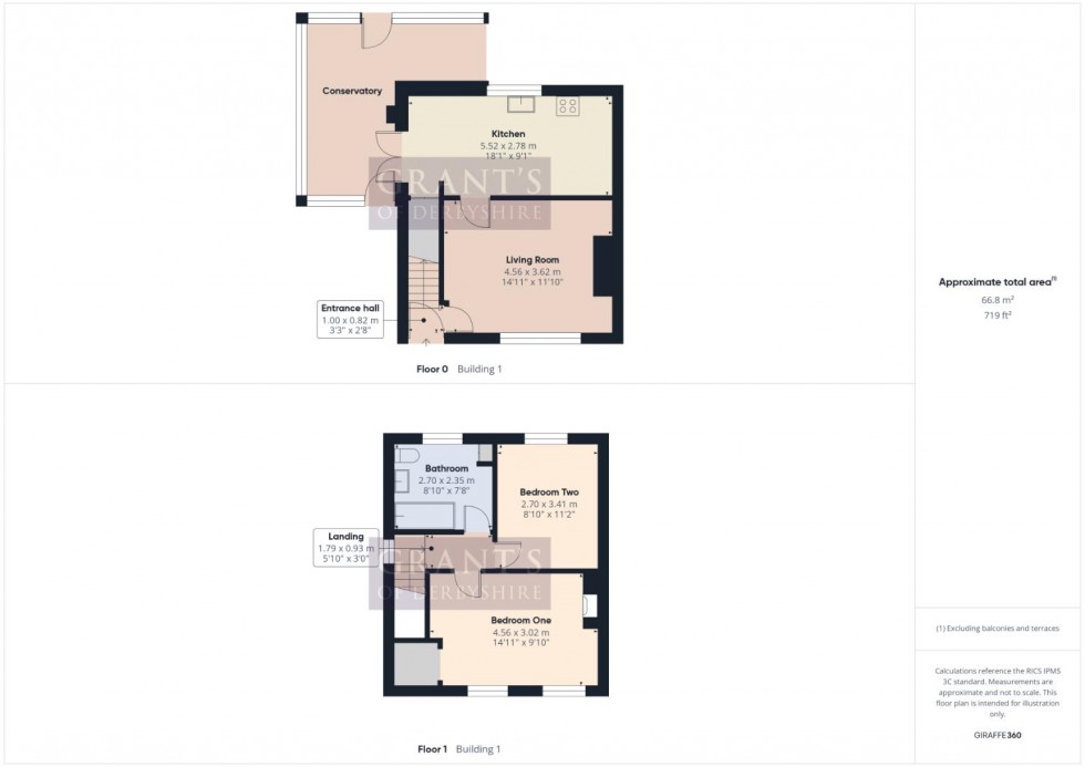 Floorplan for Birches Lane, South Wingfield, Alfreton