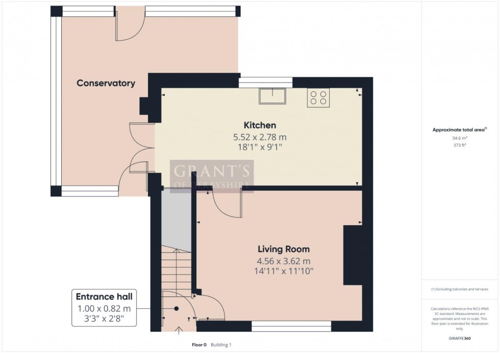 Floorplan for Birches Lane, South Wingfield, Alfreton
