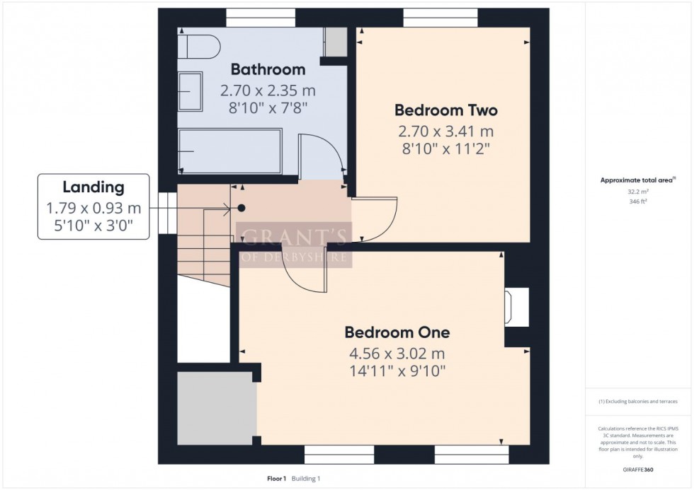 Floorplan for Birches Lane, South Wingfield, Alfreton