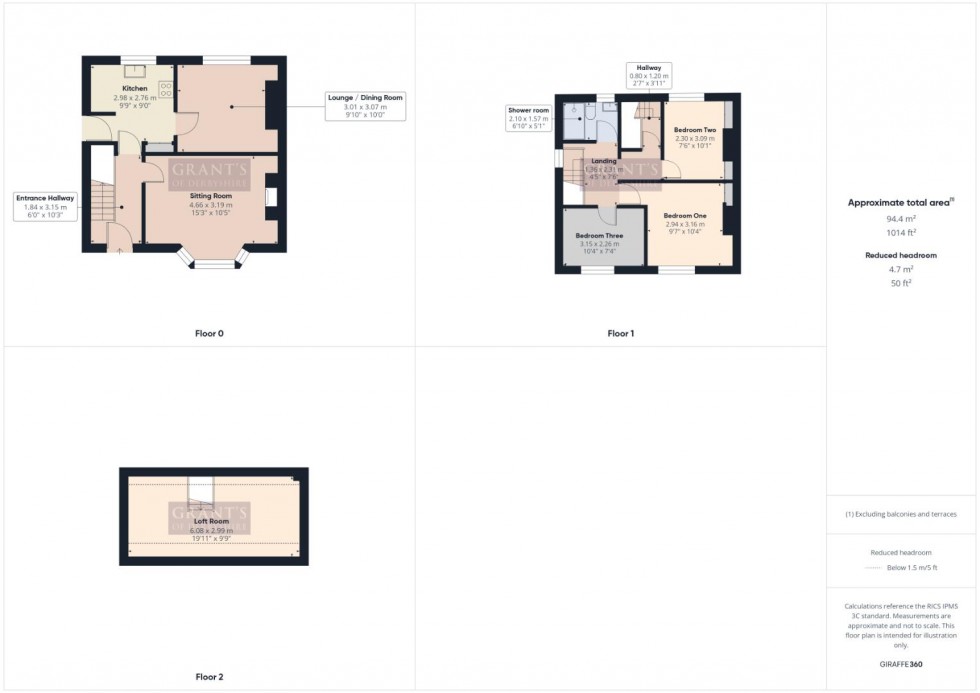 Floorplan for Leacroft Road, Winster, Matlock