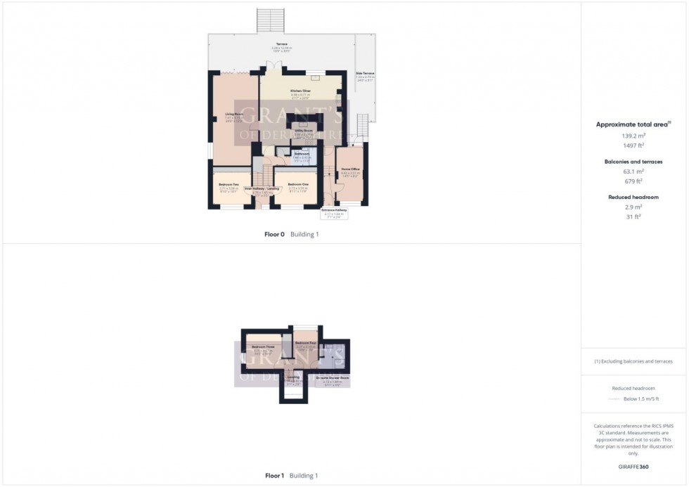 Floorplan for Thorncliffe Avenue, Darley Dale, Matlock