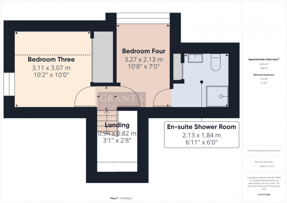 Floorplan for Thorncliffe Avenue, Darley Dale, Matlock