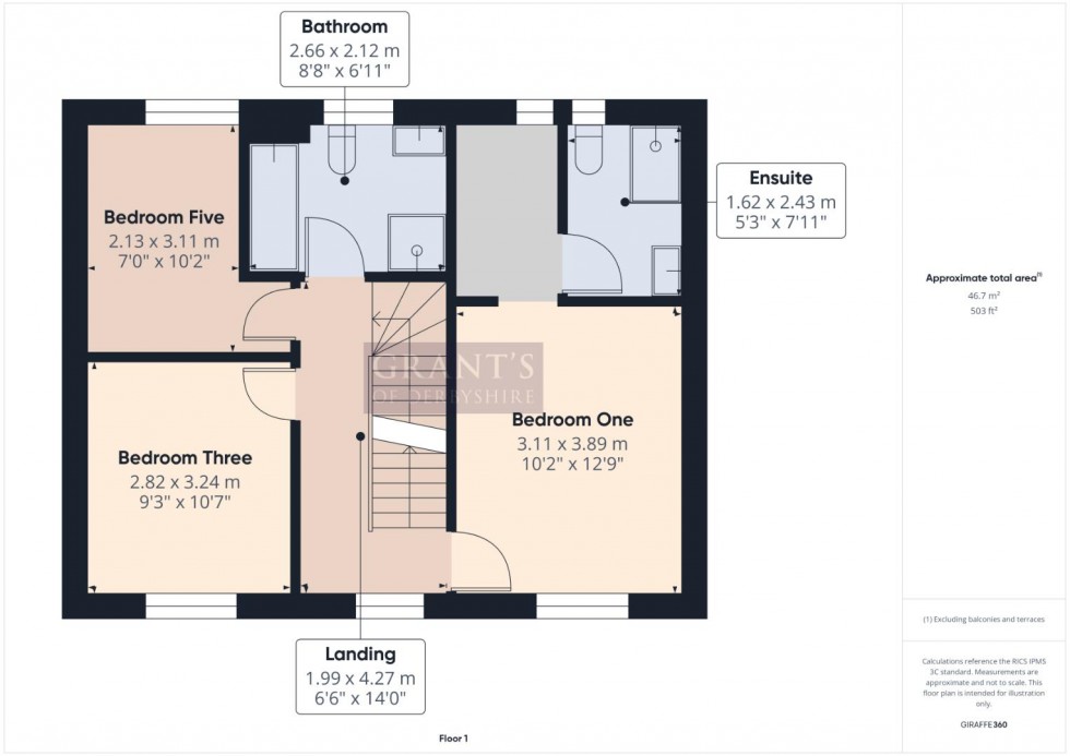 Floorplan for Bentley Bridge Road, Matlock