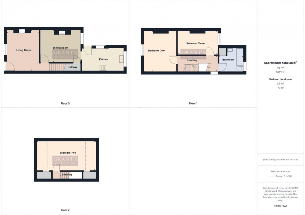 Floorplan for Dungreave Avenue, Darley Dale, Matlock