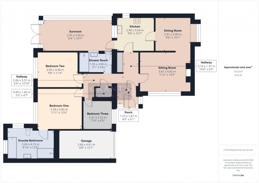 Floorplan for Mooredge Drive, Matlock