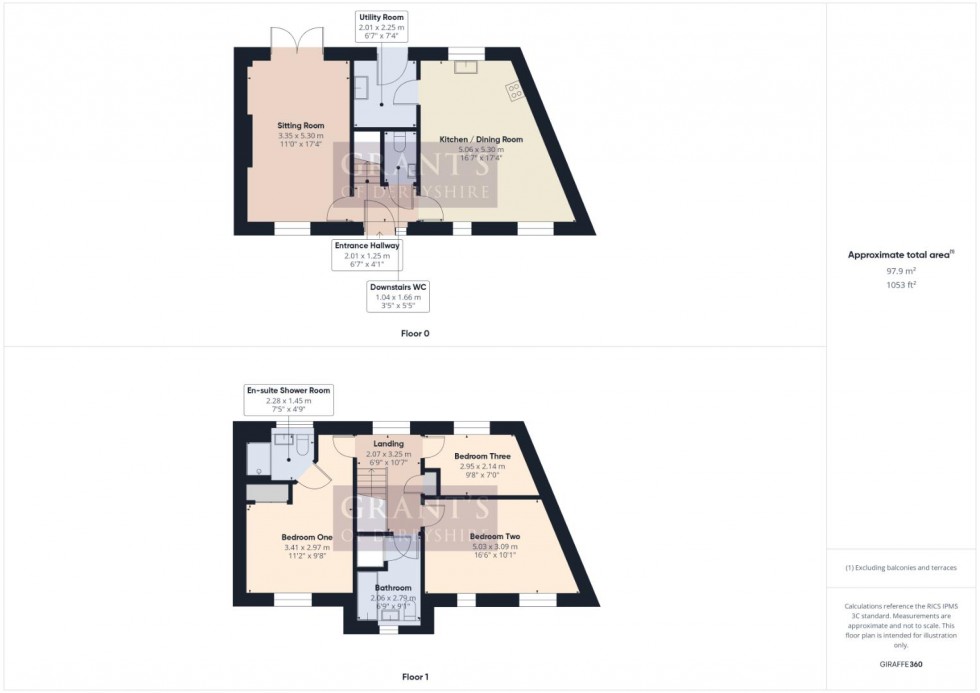 Floorplan for Morledge, Matlock