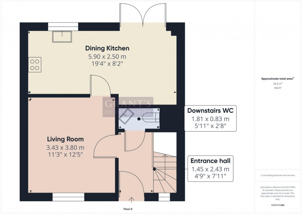 Floorplan for Hillside Gardens, Matlock