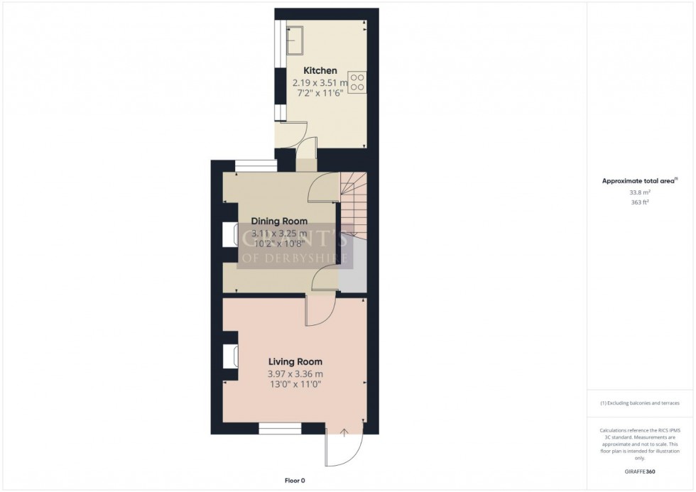 Floorplan for Rutland Street, Matlock