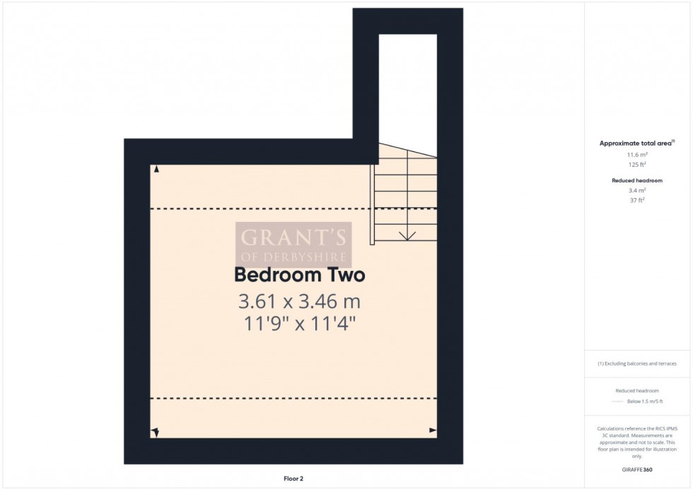 Floorplan for Rutland Street, Matlock