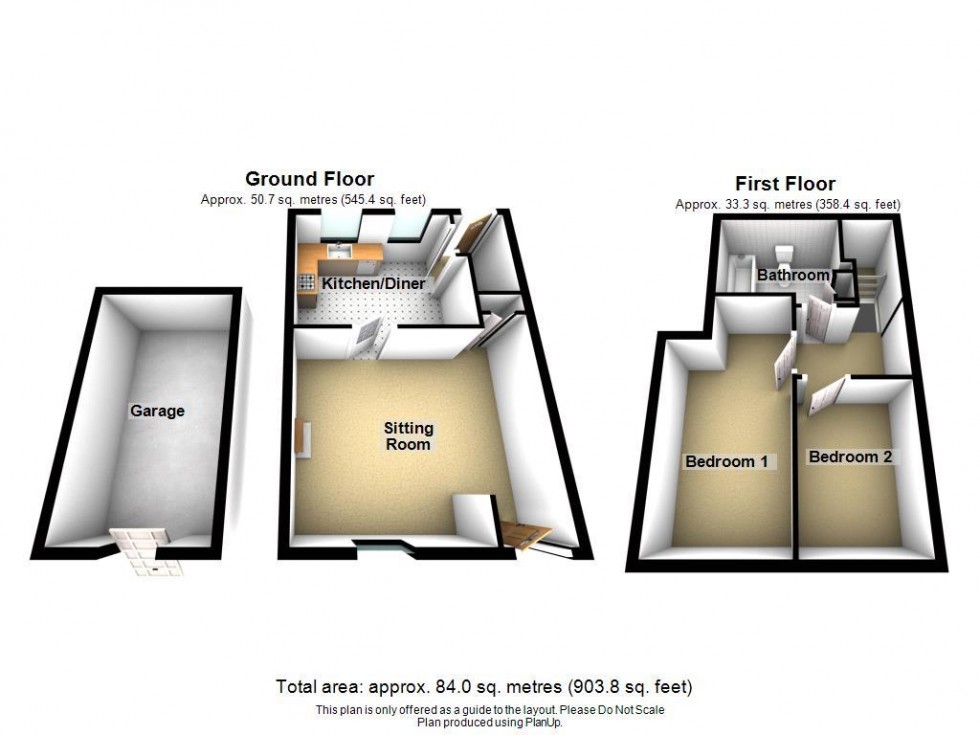 Floorplan for Steeple Grange, Wirksworth