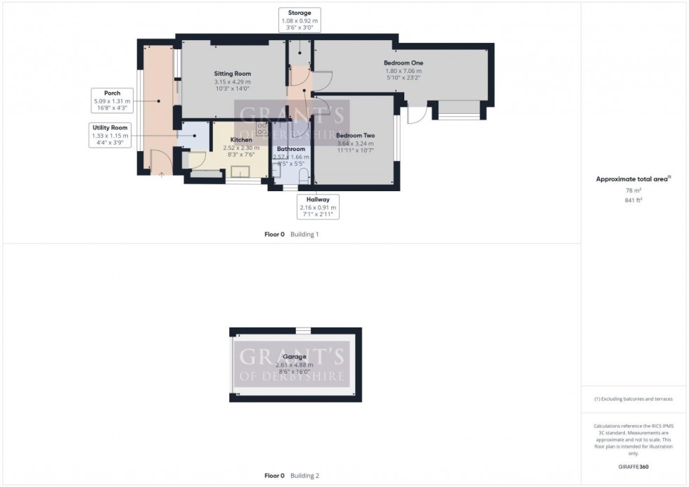 Floorplan for Far Cross, Matlock