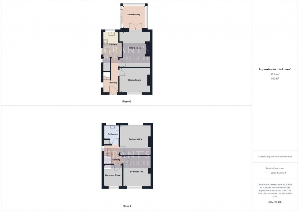 Floorplan for Steeple Grange, Wirksworth, Matlock