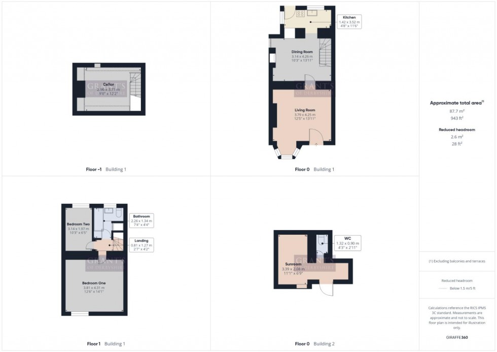Floorplan for Market Place, Cromford, Matlock