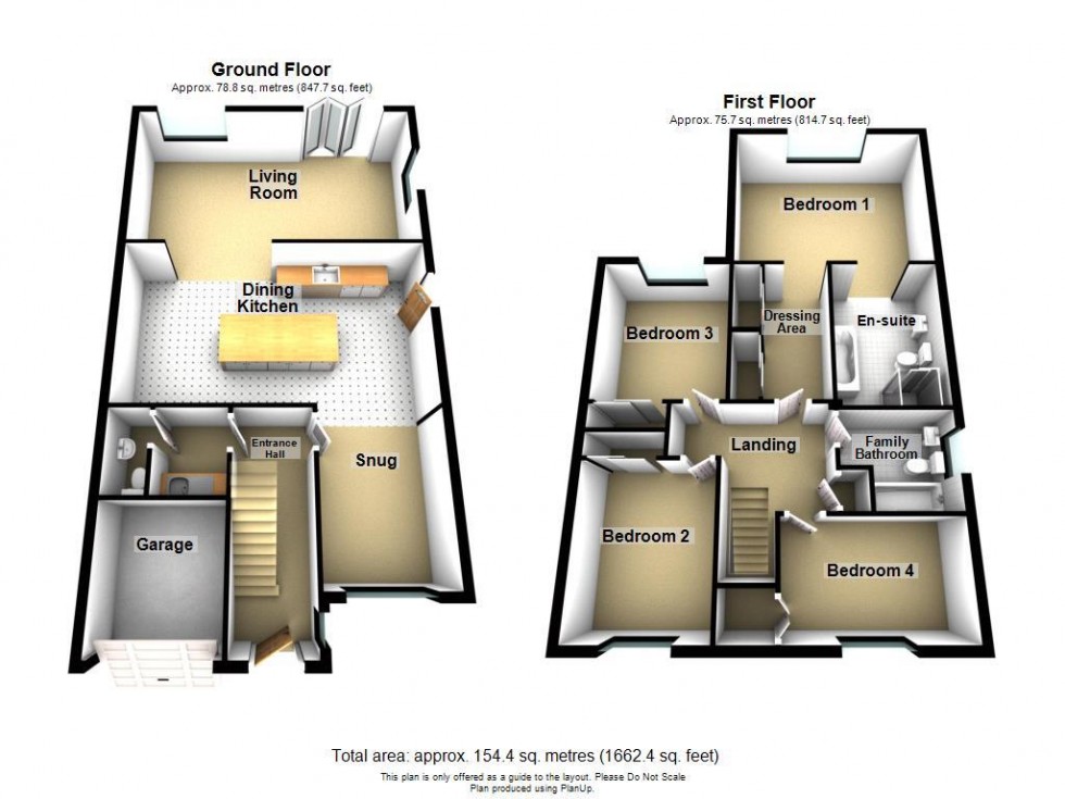 Floorplan for Swaines Meadow, Wirksworth, Matlock