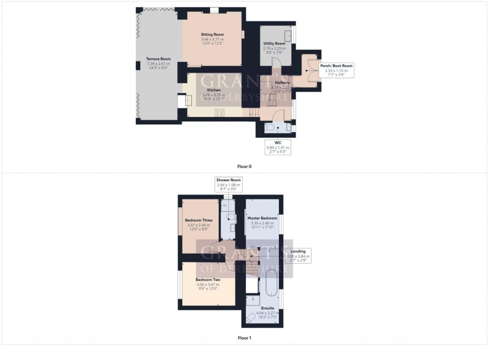 Floorplan for St. Helen's Lane, Wirksworth, Matlock