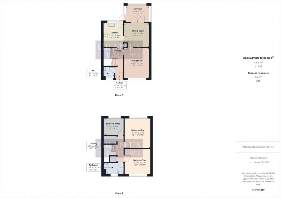 Floorplan for Malthouse Close, Wirksworth, Matlock
