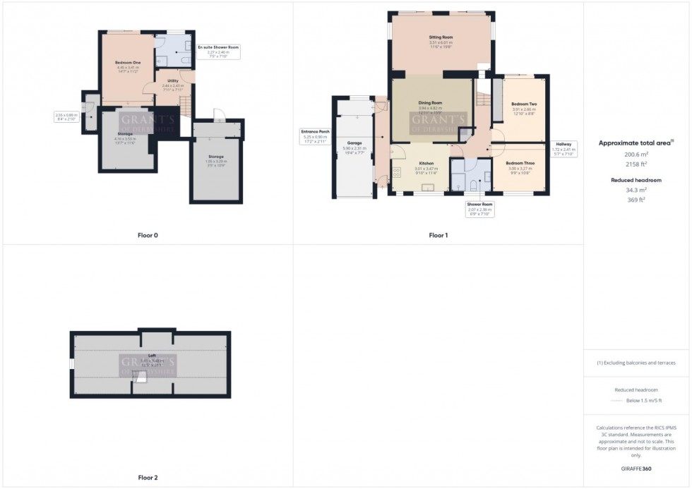 Floorplan for Ridgewood Drive, Cromford, Matlock