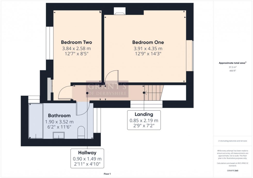 Floorplan for Coldwell Street, Wirksworth, Matlock