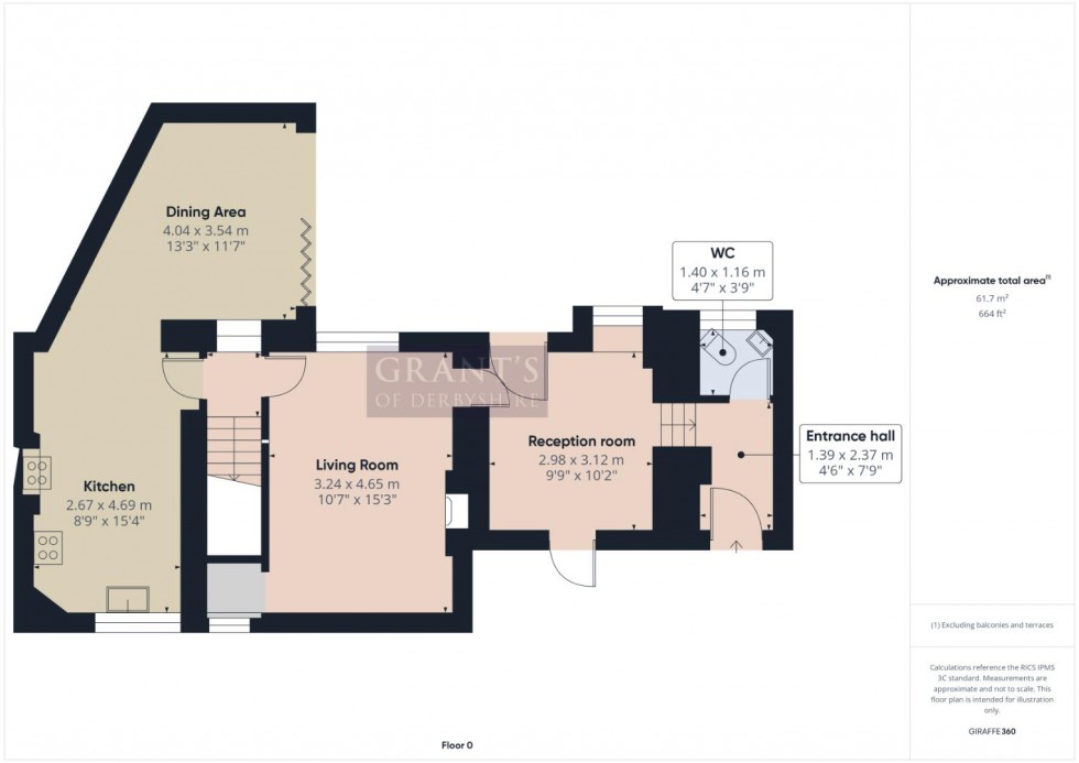 Floorplan for Allen Lane, Fritchley, Belper