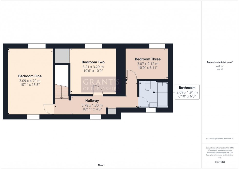 Floorplan for Allen Lane, Fritchley, Belper