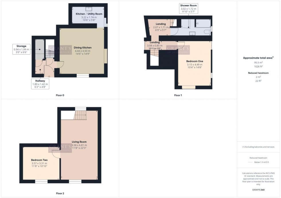 Floorplan for The Dale, Bonsall