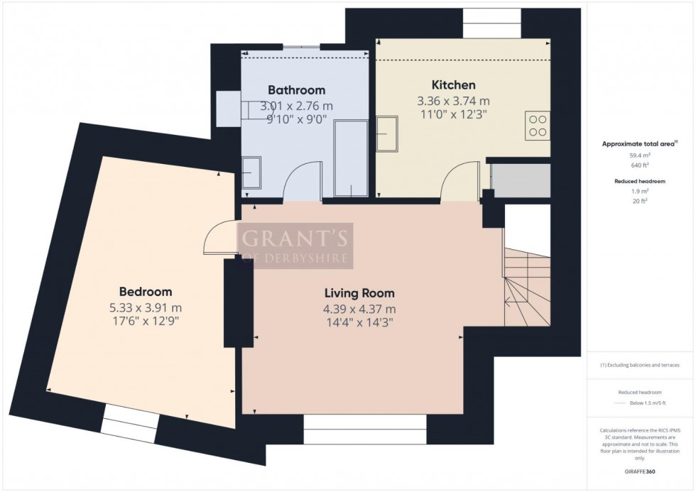 Floorplan for Dale House, Market Place, Wirksworth