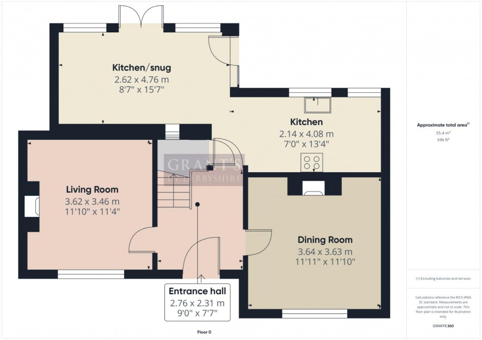 Floorplan for Mornington Rise, Matlock