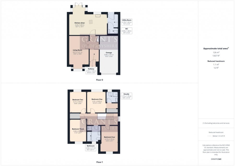 Floorplan for Old Stone Lane, Matlock