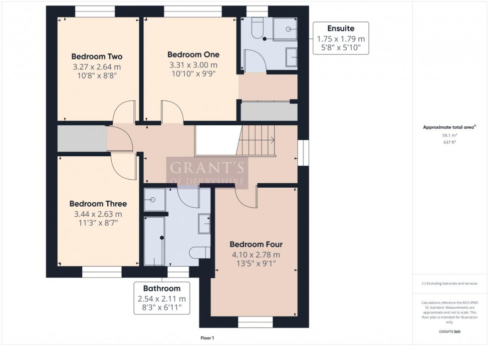 Floorplan for Old Stone Lane, Matlock