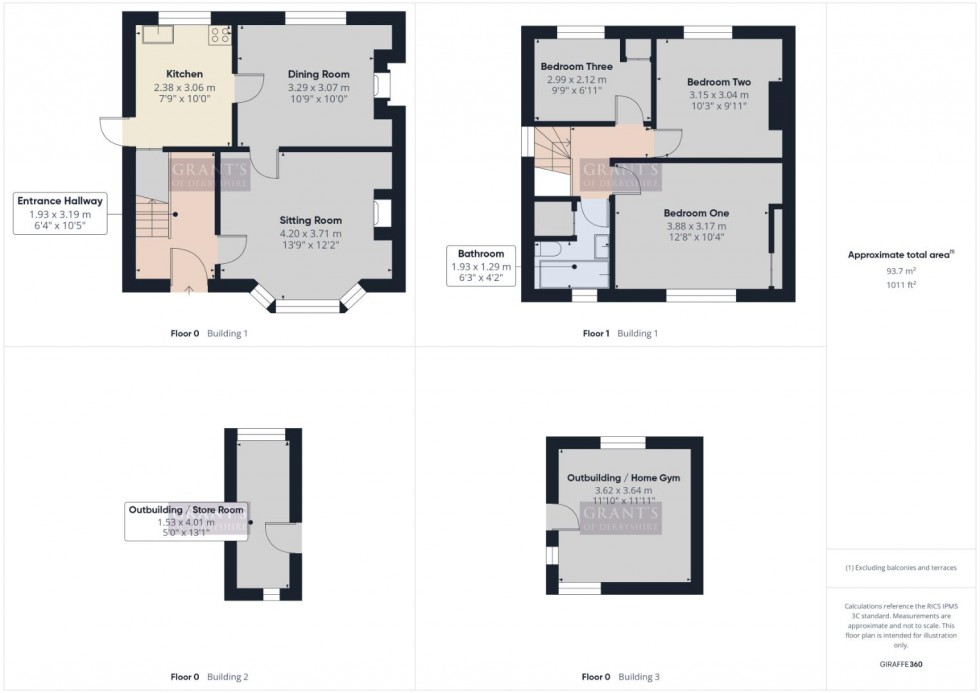 Floorplan for Hawthorn Drive, Cromford, Matlock
