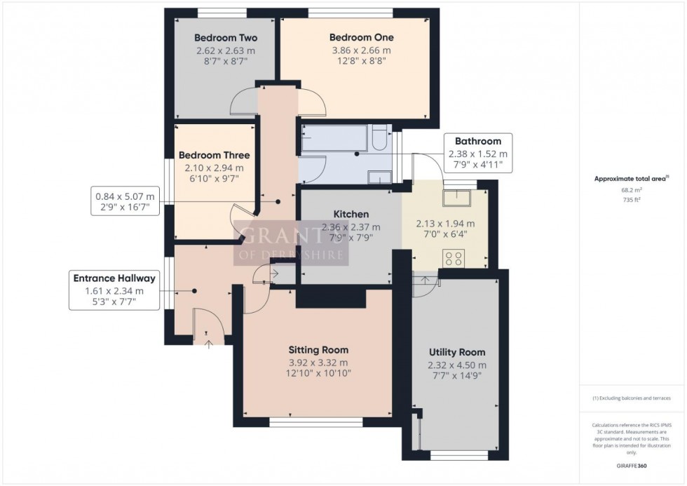 Floorplan for St. Chads Road, Derby