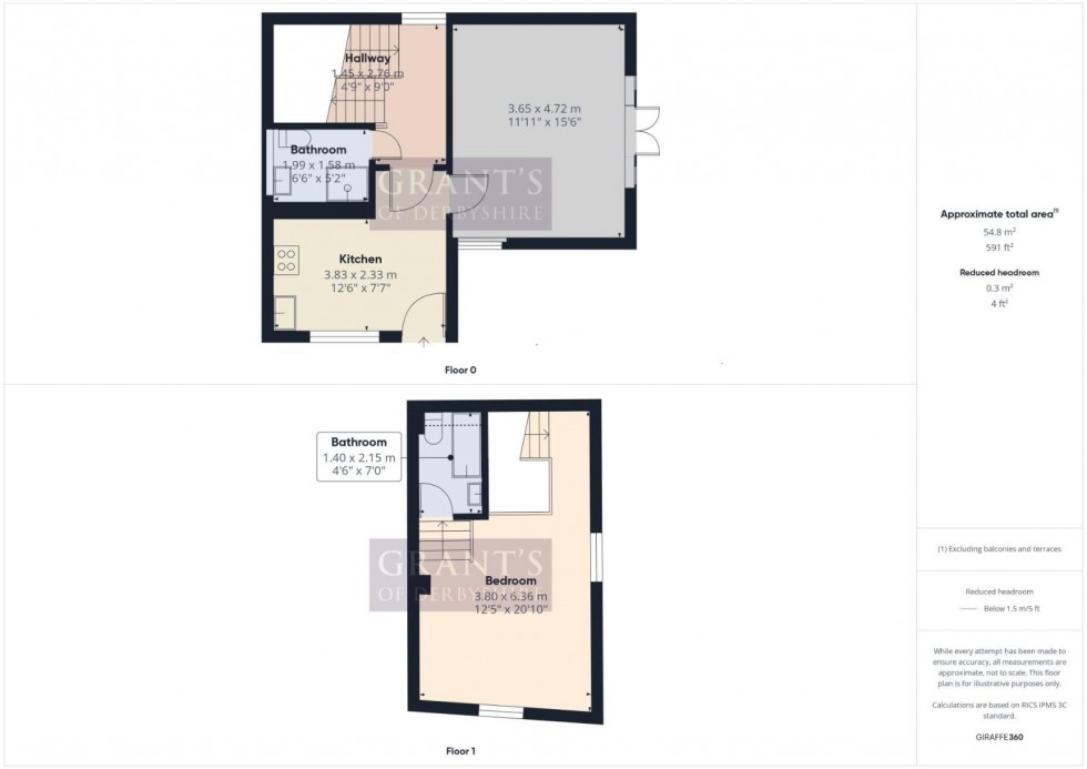 Floorplan for West End, Wirksworth