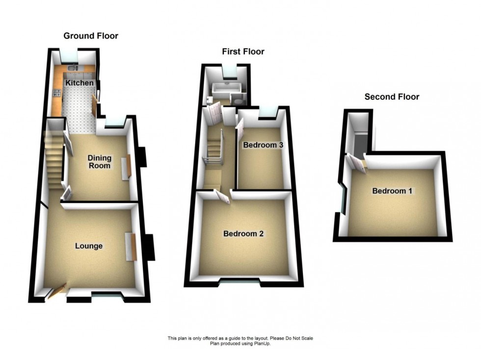 Floorplan for Leading to Dungreave Avenue, Darley Dale