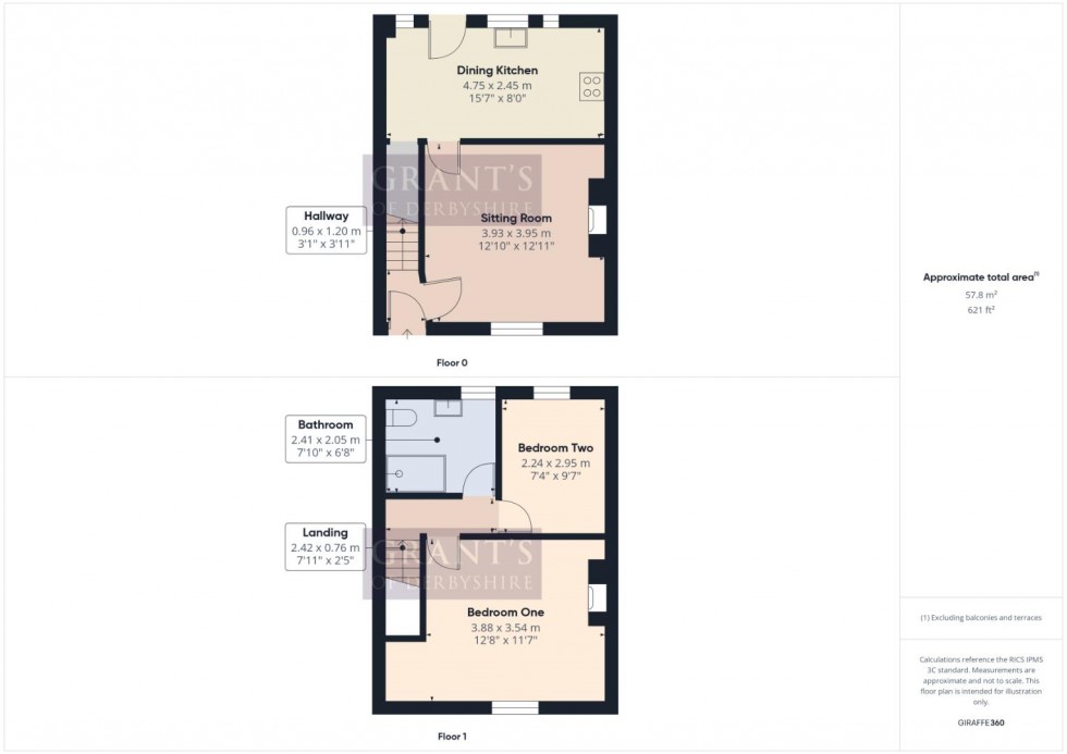 Floorplan for The Lanes, Bolehill