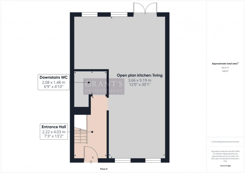 Floorplan for Broadholme Court, Broadholme Lane, Belper