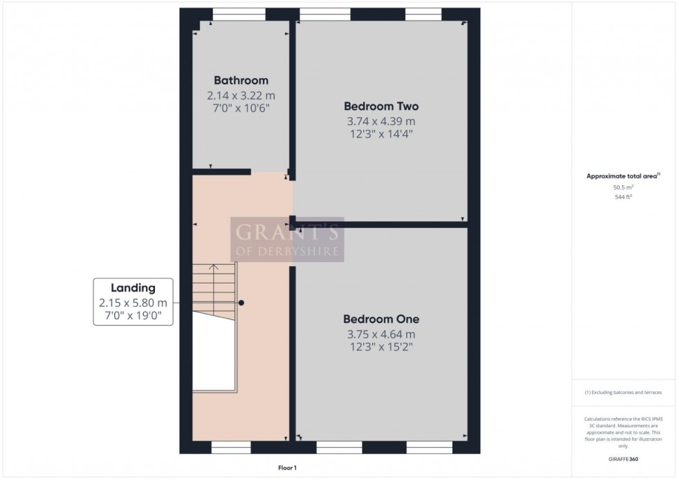 Floorplan for Broadholme Court, Broadholme Lane, Belper