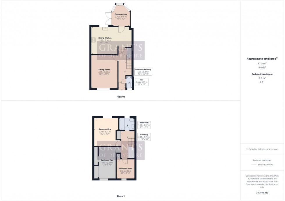Floorplan for 3 Jubilee Court, Wirksworth