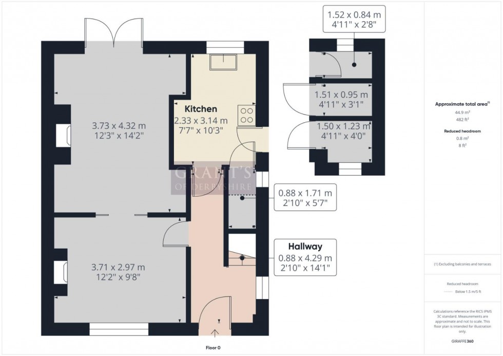 Floorplan for Nether Gardens, Wirksworth