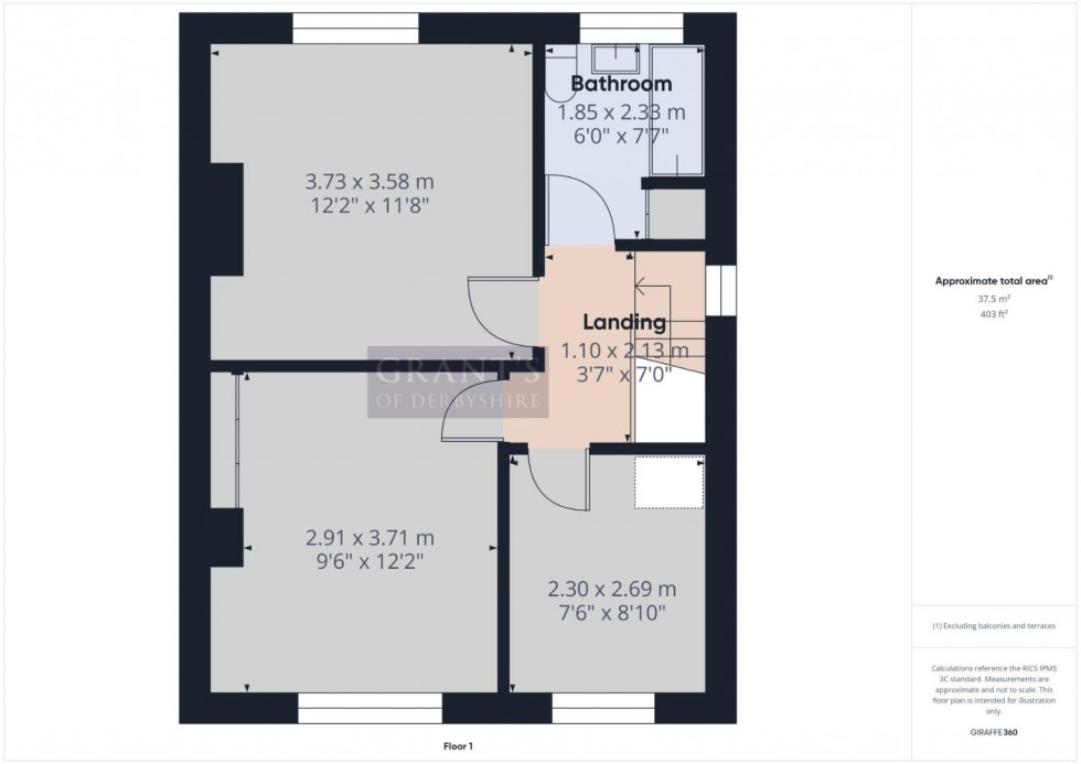Floorplan for Nether Gardens, Wirksworth