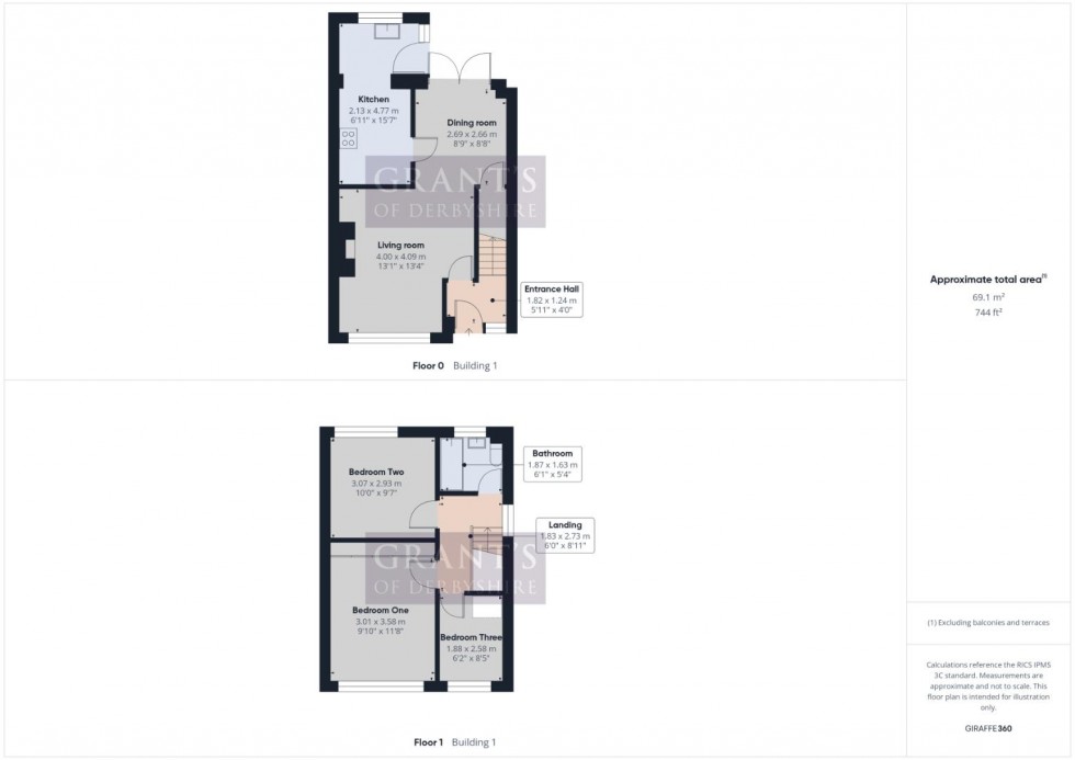 Floorplan for Beech Walk, Cromford, Matlock
