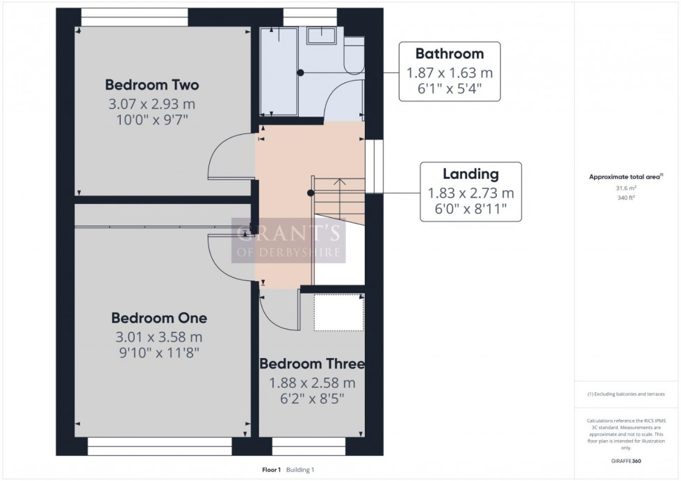Floorplan for Beech Walk, Cromford, Matlock