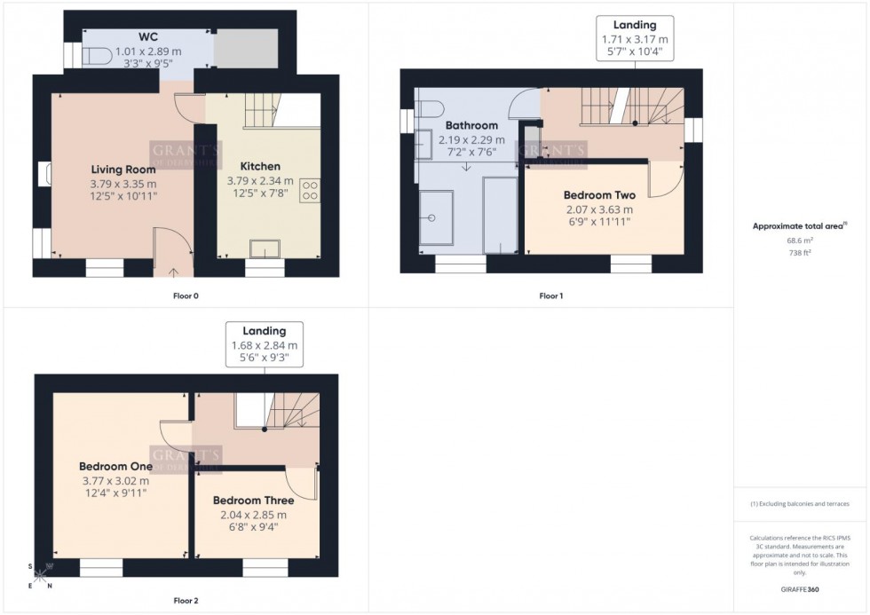 Floorplan for The Green, Middleton, Matlock